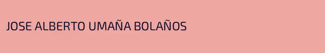 JOSE ALBERTO UMAÑA BOLAÑOS